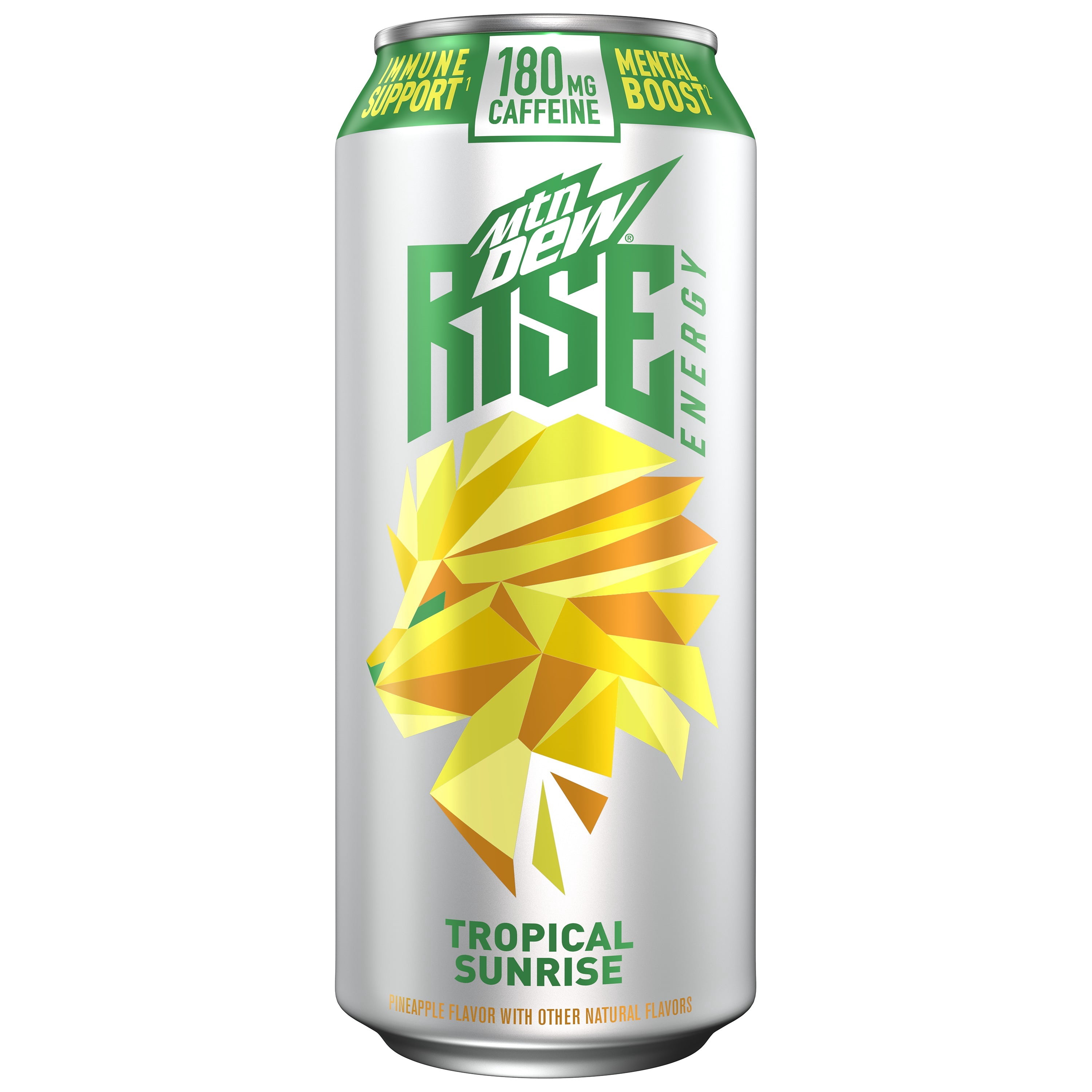 MTN DEW ENERGY, Tropical Sunrise Energy Drink, 16 oz, 12 Pack Cans