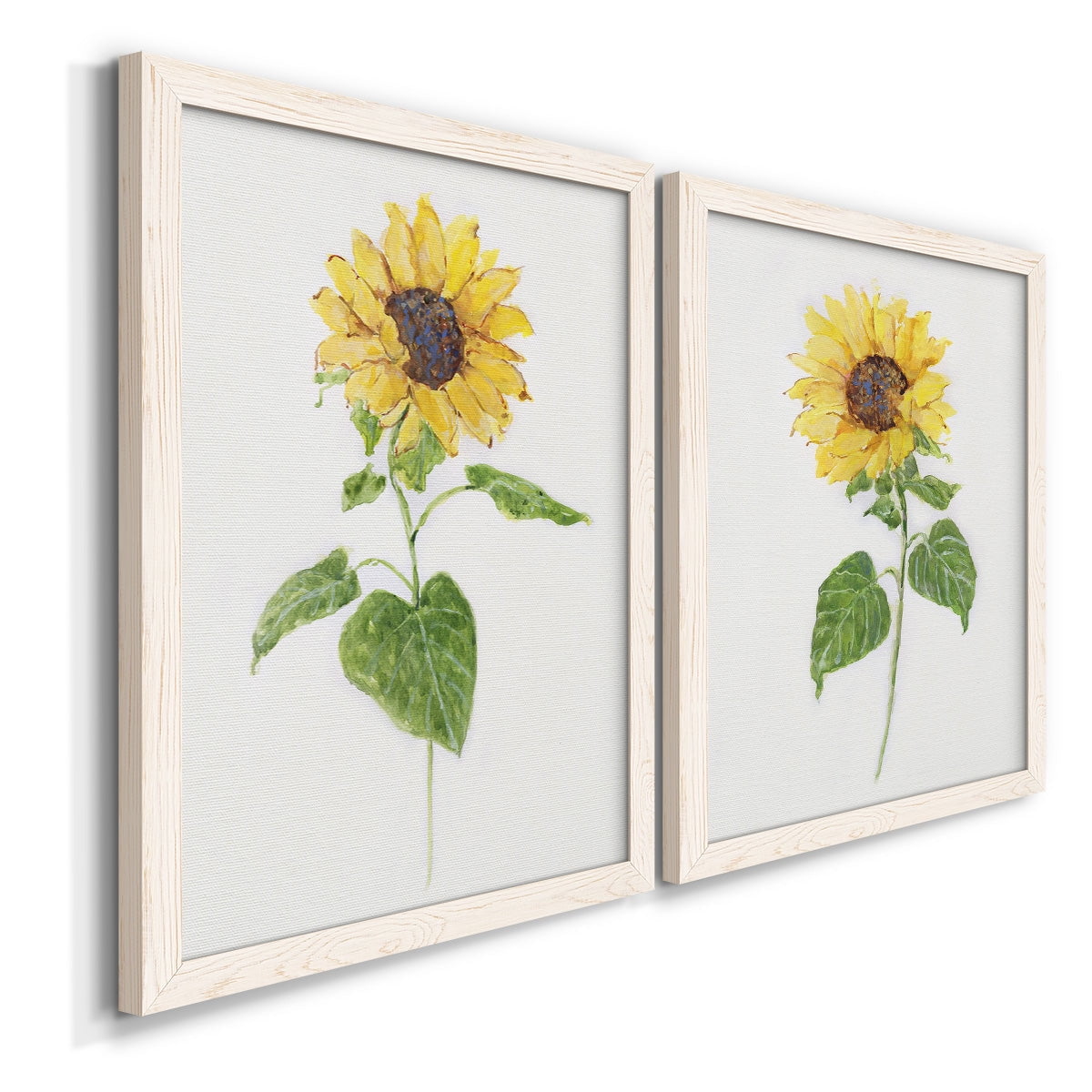 Sunflower I - Premium Framed Canvas 2 Piece Set - Ready to Hang