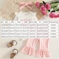 thumbnail image 3 of Dmsael Newborn Baby Girl Clothes Infant Girl Cute Outfits Long Sleeve Ruffle Romper Floral Pants and Headband Set 3-18 Months (Pink,9-12 Months), 3 of 7