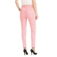 thumbnail image 2 of Hybrid & Company Womens Pink Premium Stretch All Day Comfort Flat Front Trousers Chino Pants PW31201TX Blush 14, 2 of 3