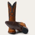 thumbnail image 6 of Women's Stetson Cheyenne Suede Leather Boots Snip Toe Handcrafted Brown, 6 of 7