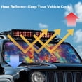 thumbnail image 4 of Yuyamidu Wolf Windshield Sun Shade for Jeep Wrangler TJ JK JKU 1997-2018, Colorful Galaxy Windshield Sun Visor Blocks UV Rays, 4 of 7