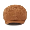 thumbnail image 4 of WEIYLL Beret Hat Women Men Corduroy Fabric Retro Solid Spring Fall Couple Models Classic Octagonal Sun Cap, 4 of 7
