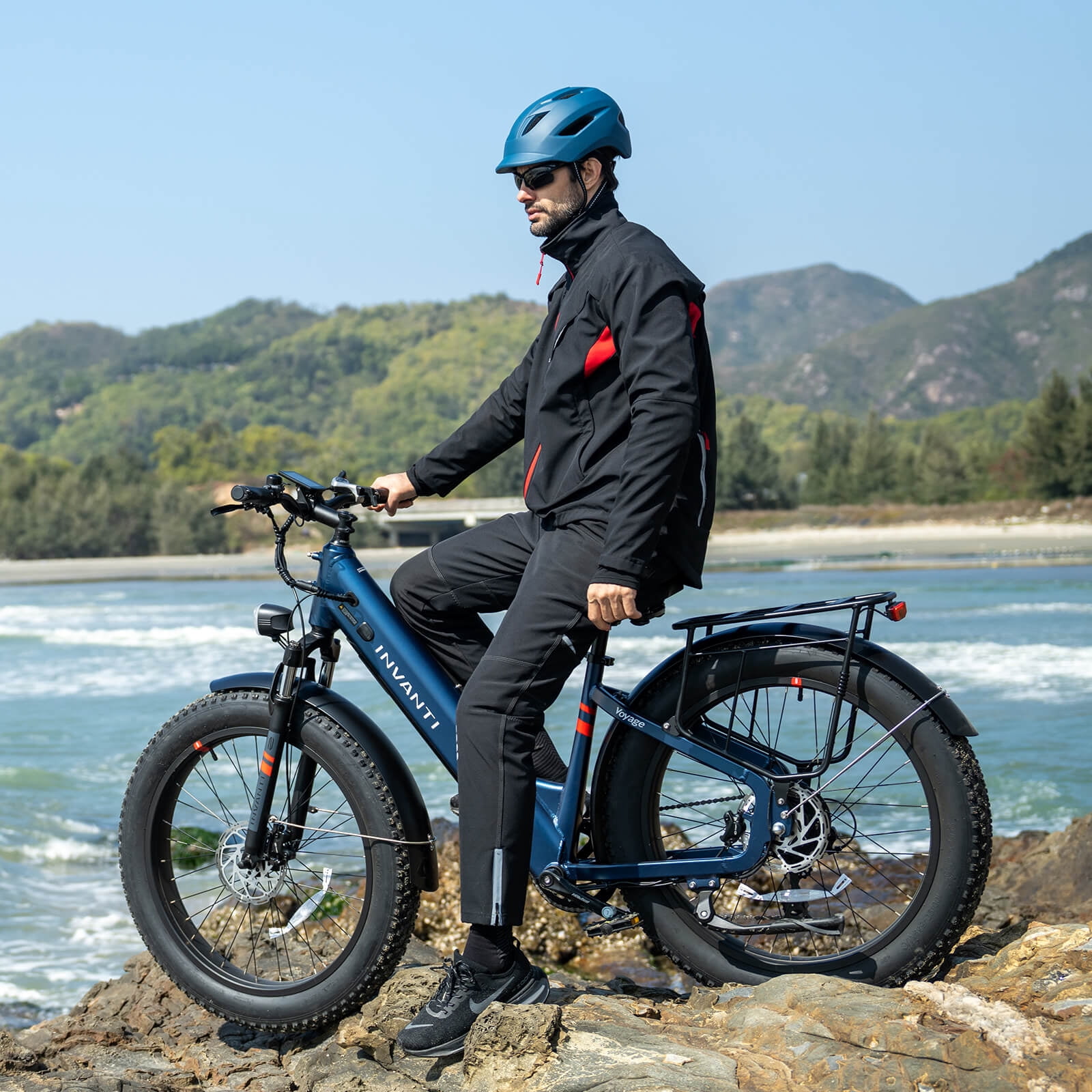 Electric Bike for Adults, 26" x 4” Fat Tire Electric Bicycle, 1500W Peak Motor 50 Miles, 48V 15.6Ah Removable Battery & 7 Speed Electric Mountain Bike with Rear Rack, UL2849