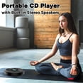 thumbnail image 2 of Reproductor de CD portátil Kuephom Bluetooth anti-salto con parlantes, 2 of 7
