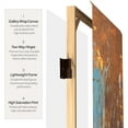 thumbnail image 4 of Oriental Furniture 6 ft. Tall Rust Canvas Room Divider - 3 Panel, 4 of 7