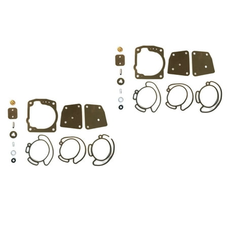 The ROP Shop (Pack of 2) Carburetor Repair Kit for 2005 OMC Johnson 115 HP J115GLSOB Outboard