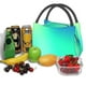 thumbnail image 3 of Easygdp blue green colors Bolsa de Almuerzo Insulada Reutilizable, Bolsa de Mano y Bandolera para Oficina, Trabajo, Viajes, 3 of 6