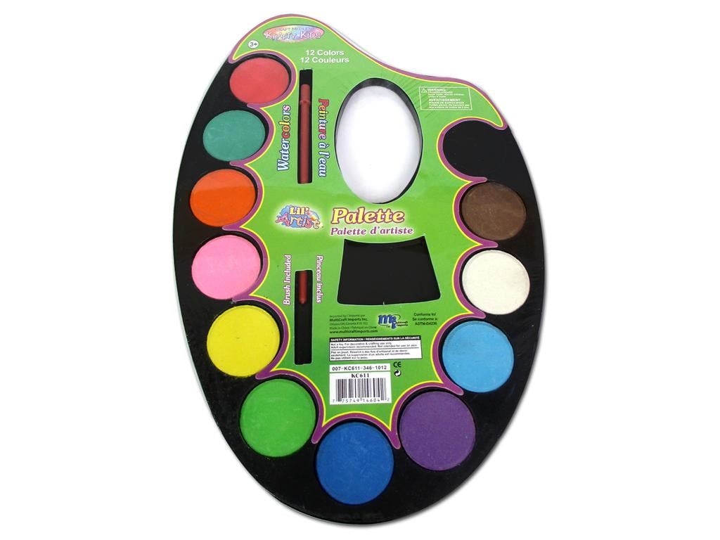 Multicraft Watercolor Paint Palette 12 Color