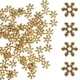 thumbnail image 3 of 200 Pcs Breloques de Bijoux en Forme de Flocon de Neige Perles Entretoises Accessoires de Fabrication de Bijoux, 3 of 8