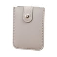 thumbnail image 3 of EGYMEN Concealed Pull Card Wallet, Multi-Card Slot Business Card Holder with Snap Button, Mini Leather Card Case for Front or Back Pocket, Portable Card Organizer, 3 of 4
