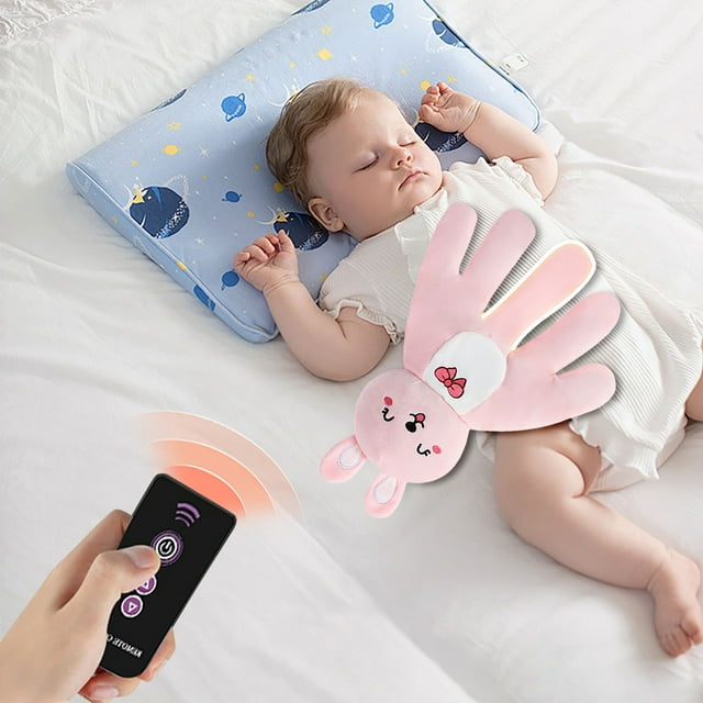 Fiudx Chupete de Palma Suave para Bebé, Ayuda Inteligente para Dormir, Soporte Ergonómico, Materiales Seguros, Control Remoto Incluido