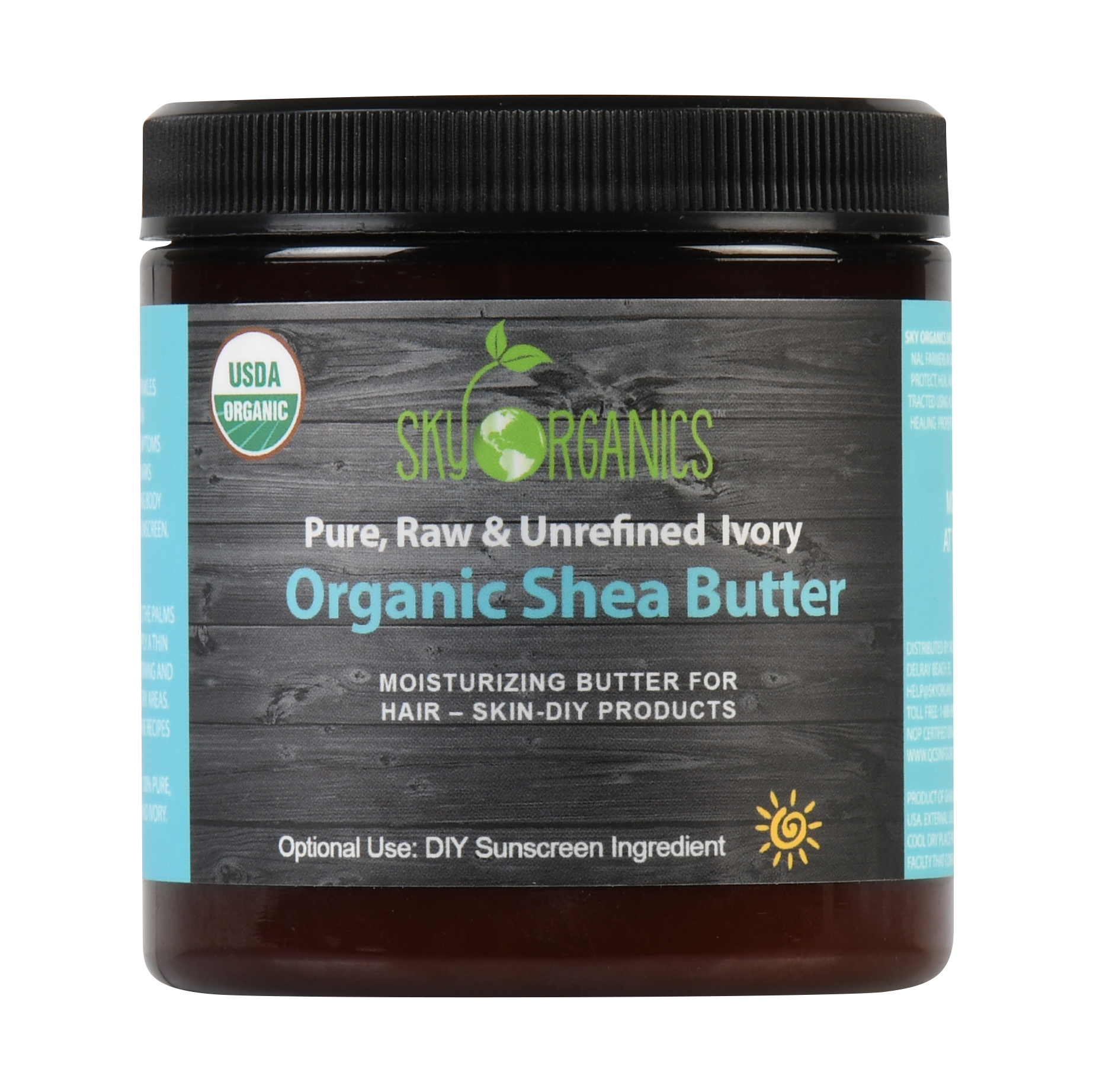 Sky Organics Organic Shea Butter 8oz