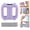 Purple, variant on Electric Fascia Ring Massager with Belt, 5 Intensities & 3 Modes, Deep Tissue Fascia Massage Tool for Muscle Relief & Full-Body Relaxation (Black)