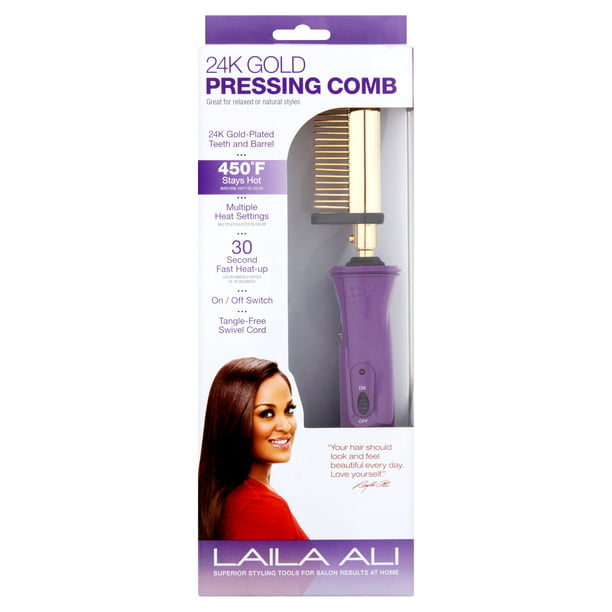 Laila Ali 24K Gold Pressing Comb