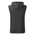 thumbnail image 5 of Hooded Tank Tops Men Summer Casual Lightweight Breathable Sleeveless Shirt with Hood Athletic Workout Gym Tanks, 5 of 5