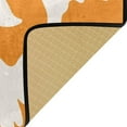 thumbnail image 6 of Dreamtimes Area Rug Halloween Orange Decor Print 39x20 Inches, Small Throw Rug Carpet Anti Slip Elastic Cotton Interlayer for Kitchen Bathroom Living Room Bedroom Stain Resistant Floor Mat, 6 of 6
