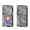 Multicoloured F, variant on Foqnuq Butane Refillable Torch Lighter, Windproof Wide Flame, Alloy Body with Fuel Window, Adjustable Flame & Safety Lock, Black Outdoor Gift