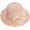Pink, variant on Women Bucket Hat Summer Shade Breathable Sun Hat Foldable Bow Big Brim Outdoor Travel Beach Sunscreen Bucket Cap