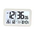 thumbnail image 2 of DOLITY Digital Alarm Clock Practical Backlight Desk Clock for Cafe Shop Living Room H180 white, 2 of 8