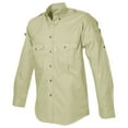 thumbnail image 2 of TAG Safari Men's Long Sleeve Shooter Shirt (Stone, 3X-Large), 2 of 3
