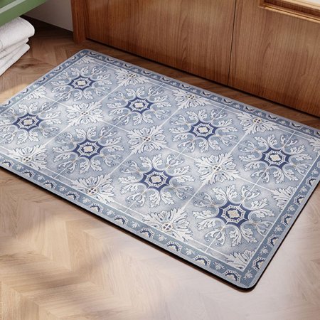 Bathroom Mat Rugs Diatomite Stone Bath Mat Large Super Absorbent Diatomaceous Earth Bath Mat Non Slip Rubber Backed Fast Dry Shower Mat Thin Bathroom Rugs Floor Mat