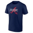 thumbnail image 2 of Men's Navy Atlanta Braves Stellar T-Shirt, 2 of 3