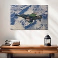 thumbnail image 2 of Elephant Stock Flying F-4 Phantom Aircraft Wall Art - Horizontal Canvas Wall Art - Living Room Wall Decor - Military Canvas - Blue And Gray Decor - 24" x 16", 2 of 8