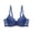 Blue BU36, variant on Brassiere for Women Underwear Woman Lace Gathered Bras Solid Color Comfy Thin Brassiere Ladies Loose Casual Wear Beige 38