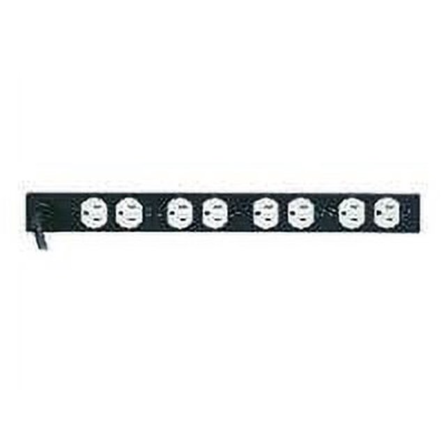 Middle Atlantic Rackmount Power Strip PD-915R - Bande d'Alimentation (Montage en Rack) - AC 115 V - Entrée: NEMA 5-15 - Connecteurs de Sortie: 9 (NEMA 5-15) - Cordon de 10 Pieds - Noir, Blanc