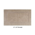 thumbnail image 4 of Better Trends 24" x 40" Premium Bathroom Rug Mat, 100% Cotton, Extra Soft Tufted Door Mat, Water Absorbent & Reversible Bath Mat (Sand) Lux Collection, 4 of 6