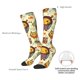 thumbnail image 4 of Fotbe Cute Owls Calcetas Divertidas Estampadas para Hombre y Mujer, Calcetas de Algodón hasta la Rodilla para Caminar, Correr, Enfermería y Embarazo, 4 of 6