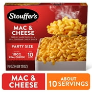 Stouffer's Macaroni & Cheese, Party Size, Frozen Mac and Cheese Meal, 76 oz (frozen)