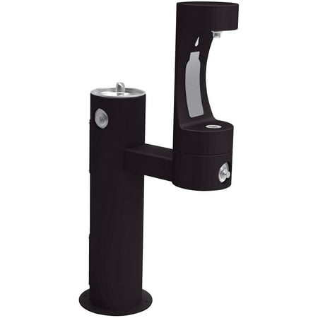 Halsey Taylor 4420Bf1lfrk Endura Ii 57" Floor Mounted Ada Freeze Resistant Outdoor Rated