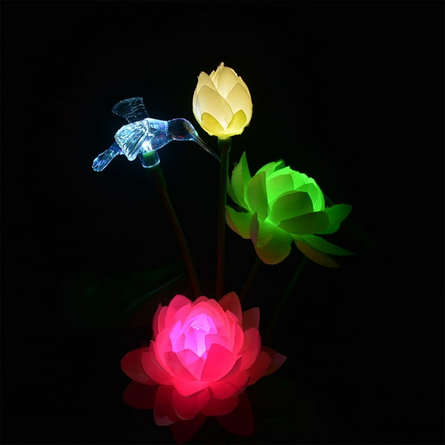 Garden Lights, Landscaping Lighting,Seven Colors Changing Combination Lights, Wireless Solar Garden Stake Lights For Fence, Yard, Gardens, Flowerbed Decor