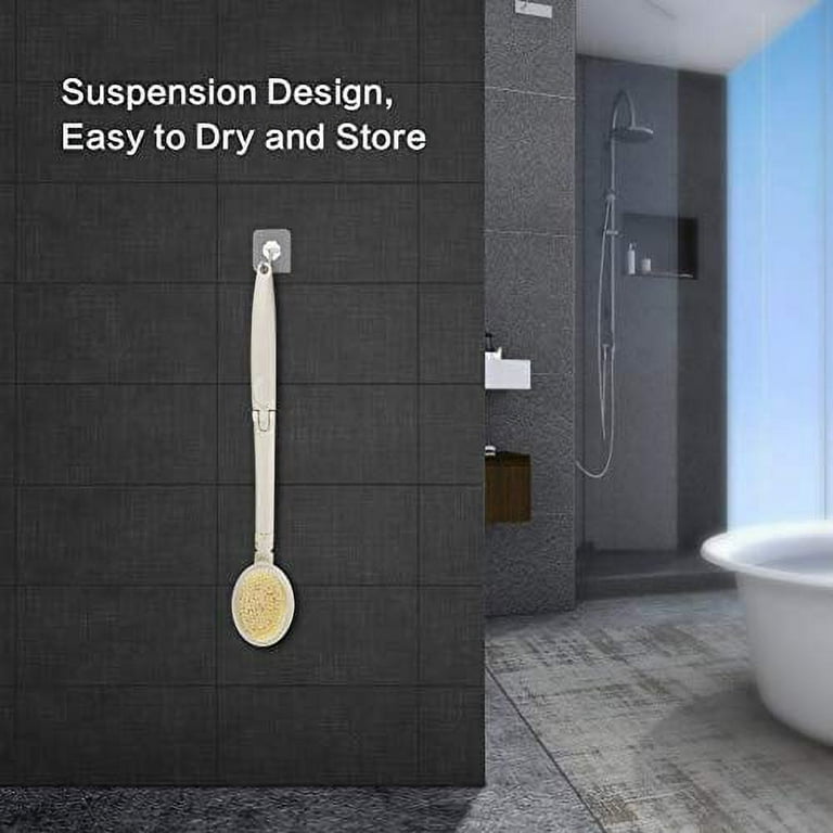 1pc Long Handled Body Scrubber 19 6 Inch Double Sided Long Handled Shower  Brush Shower Exfoliators For Men And Women Bathroom Accessories - Home &  Kitchen - Temu