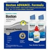 Baush & Lomb Boston Advance Multi-Pack, Step 1&2 Leanses Cleaner (2 X 4 fl oz Plus 1 fl oz Cleaner Bottle)