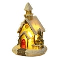 thumbnail image 2 of Bobasndm Christmas Snow House Ornament with Light for Farm Decoration, Christmas Tree Decoration for Holiday Party, 2 of 9