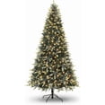 thumbnail image 2 of Artificial Christmas Tree,Spruce Prelit Christmas Trees for Home,Office,Party Thickened PE&PVC Branch Tips,Fire-Resistant Automatic Branches, 2 of 9