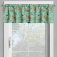 thumbnail image 2 of Ambesonne Woodland Window Valance, Fox and Hen Bicycle, 54" X 18", Multicolor, 2 of 5