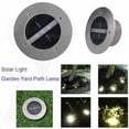 thumbnail image 1 of Juego de 2 luces solares para exteriores, 3 luces LED, luces solares para jardín, IP65 a prueba de agua, luz decorativa para césped, camino, patio, jardín, camino de entrada, luz blanca cálida, 1 of 1