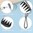 thumbnail image 4 of Peine de Dientes Anchos QUANZHOUTIANDI para Cabello Rizado Negro, 4 of 5