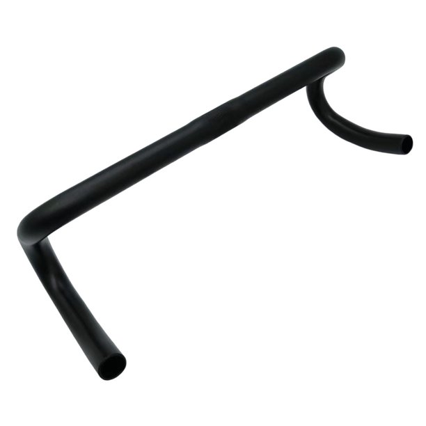 Manillar de bicicleta, manillar doblado, reemplazo directo para bicicleta de carreras profesional de alto rendimiento. Negro mate
