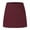 *Red, variant on ClodeEU Womens Double Slit Zipper Skirt Pants with Lining ,Suit Short Pencil Skirt Skort Navy,Womens Plus L