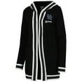 thumbnail image 2 of Women's Gameday Couture Black Kentucky Wildcats One More Round Tri-Blend Striped Hooded Cardigan Sweater, 2 of 4