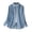 Blue, variant on Fiaer Women's Spring Long Sleeve Denim Jean Shirts Button down Shirt Business Casual Tops Blue S