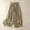 Khaki, variant on Olyvenn Stylish Women Elastic Waist Pleated Wide Leg Pants With Lace Up Vintage Double Layer Lining Cropped Pants Loose Trousers Full Length Pants for Women Trendy Beige 6