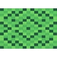 thumbnail image 1 of Ahgly Company Indoor Rectangle Patterned Neon Green Area Rugs, 2' x 4', 1 of 6