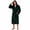 Dark Green, variant on Mens Hooded Fleece Robe,Plush Lightweight Soft Spa Bathrobe for Men (Black, L/XL)