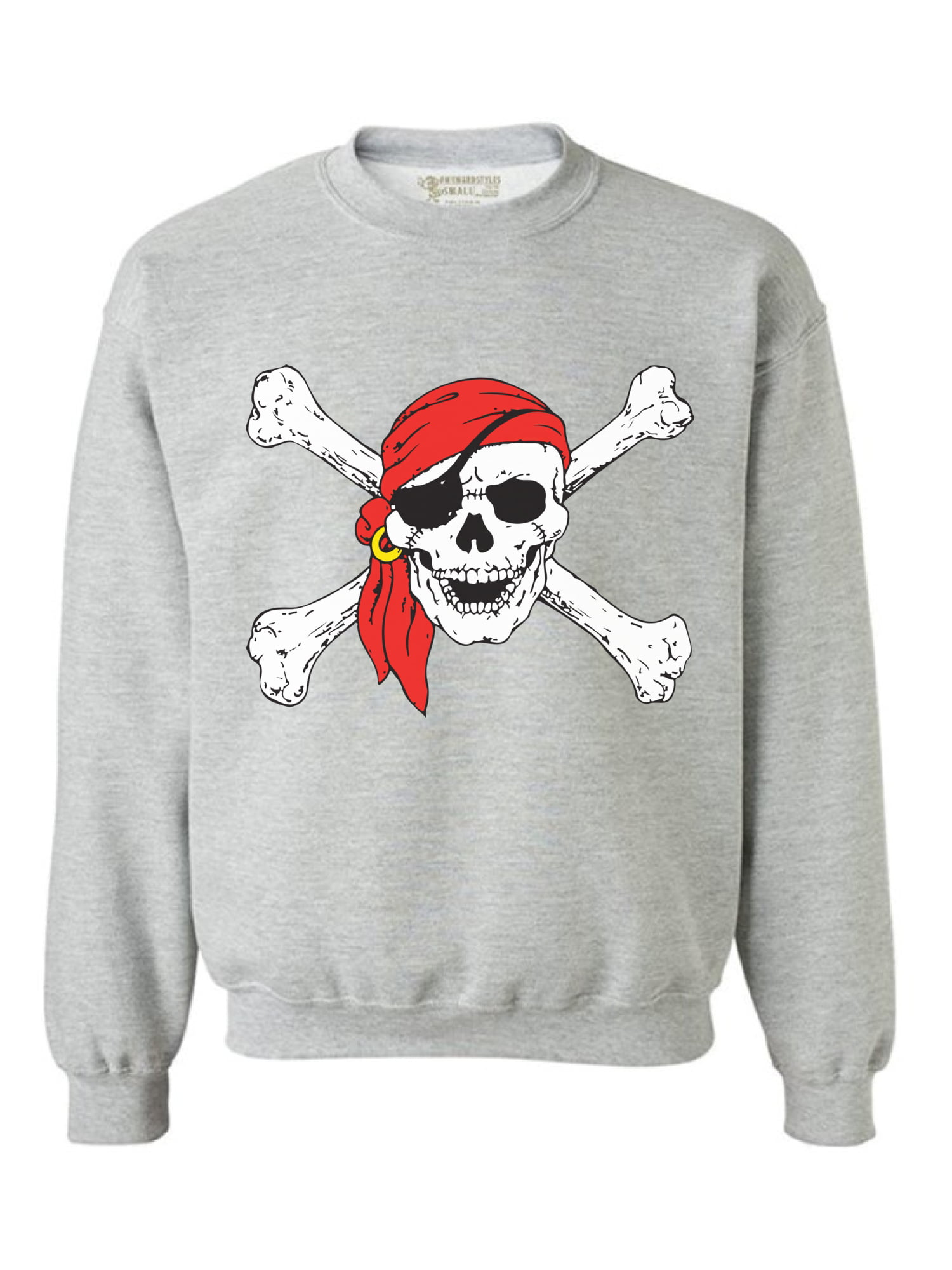 Jolly Rodger Skull Hoodie Sweatshirts Pirate Skull Unisex Day of Dead 
